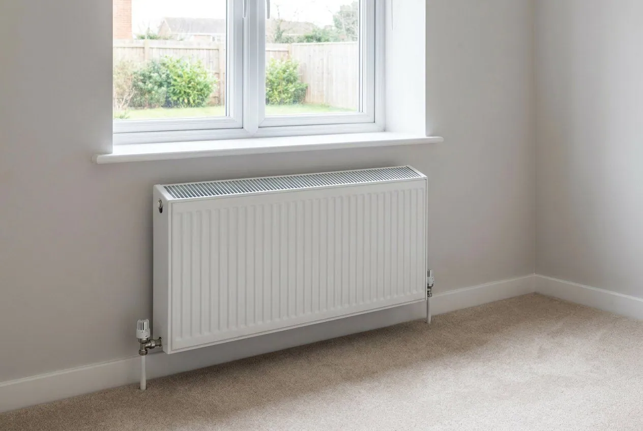 New radiator in a living room